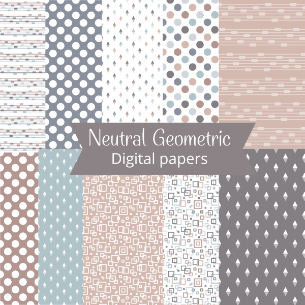 Producto - Colección Neutra Formas geométricas - PA-GE05