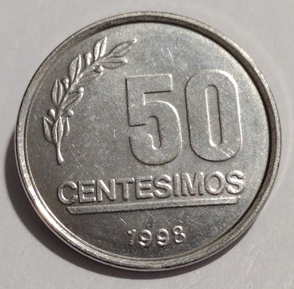 Producto - Uruguay 50 centésimos 1998 - 1