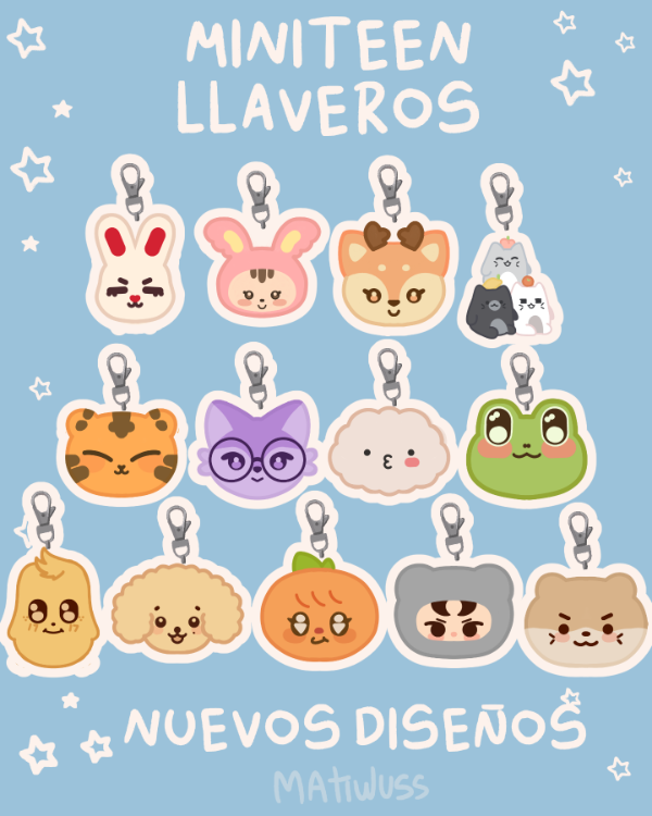 Producto - miniteen llavero NUEVO DISEÑO