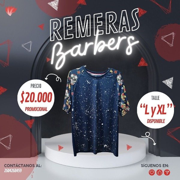 Producto - Remera Barberia N3