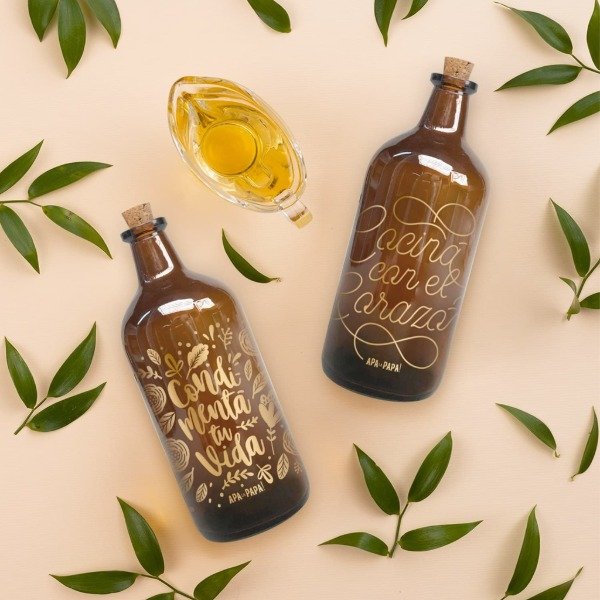 Producto - Aceiteros de Vidrio Ámbar