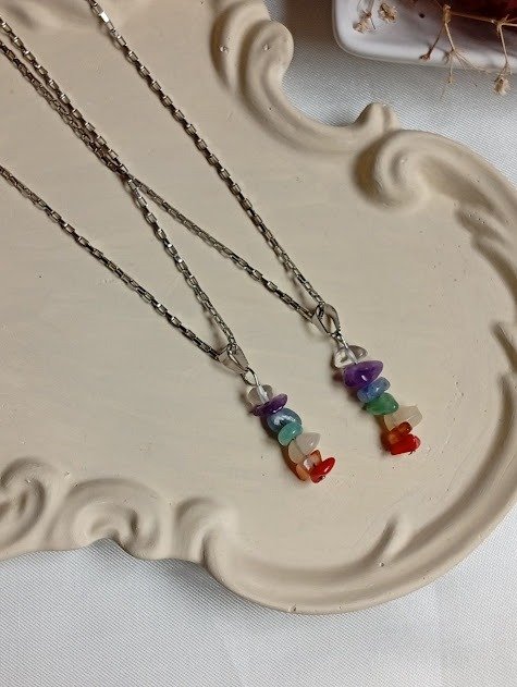 Producto - Collar 7 chakras - Acero quirúrgico - 0