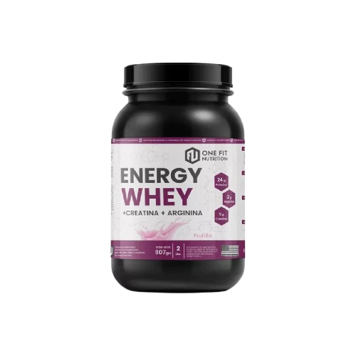 Producto - ENERGY WHEY PROTEIN / PROTEINA + CREATINA + ARGININA X 2 LB / ONE FIT NUTRITION