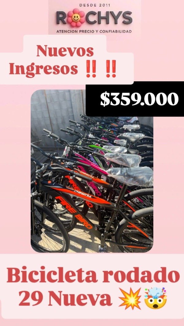 Producto - BICICLETA RODADO 29 FIRE BIRO NUEVAS