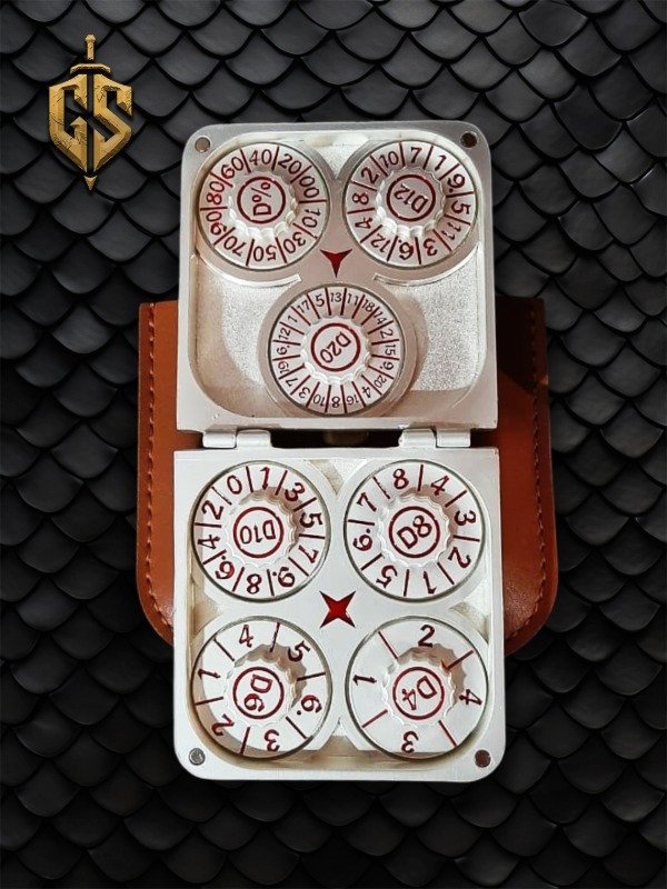 Producto - Set de Dados Spinner Rojo