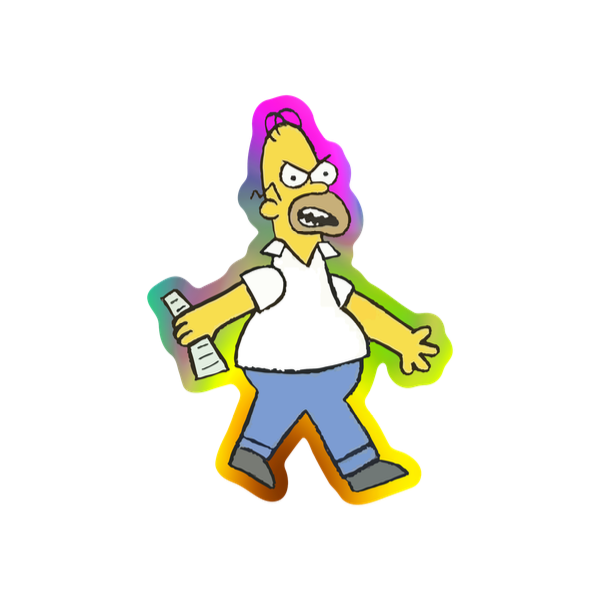Producto - Homero - Papa Enojado - Holografico