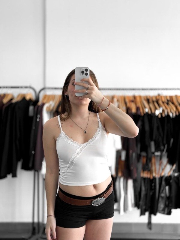 Producto - Top Mariel blanco