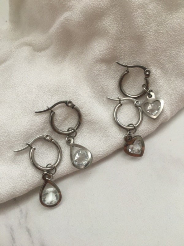 Producto - Argollas Cubic Cristal