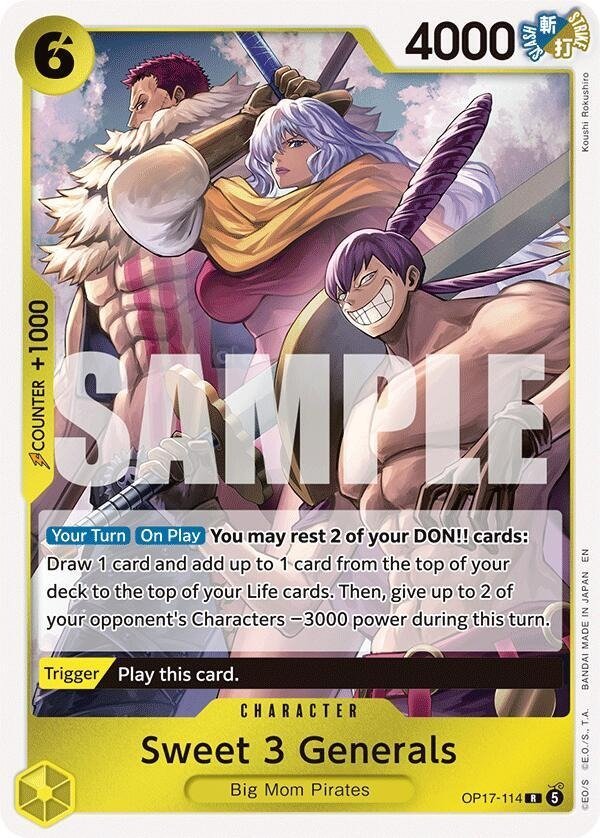 Producto - Sweet 3 Generals