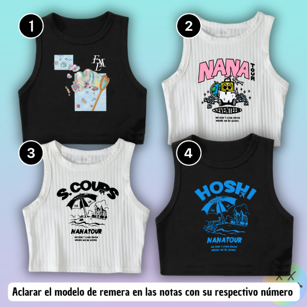 Producto - Musculosas Seventeen #1