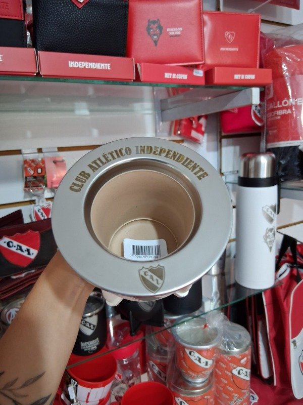 Producto - Mate camionero Independiente blanco - 1