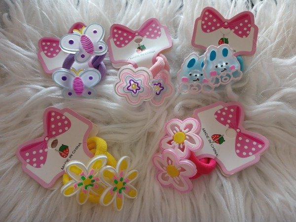 Producto - Colitas infantiles para el cabello x10unids.