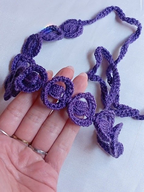 Producto - Vincha crochet Petunia - 1