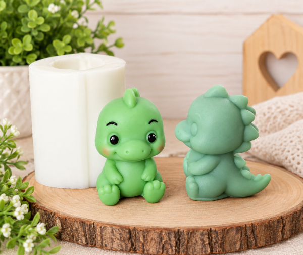 Producto - Molde silicona dino bebé Rex - 0