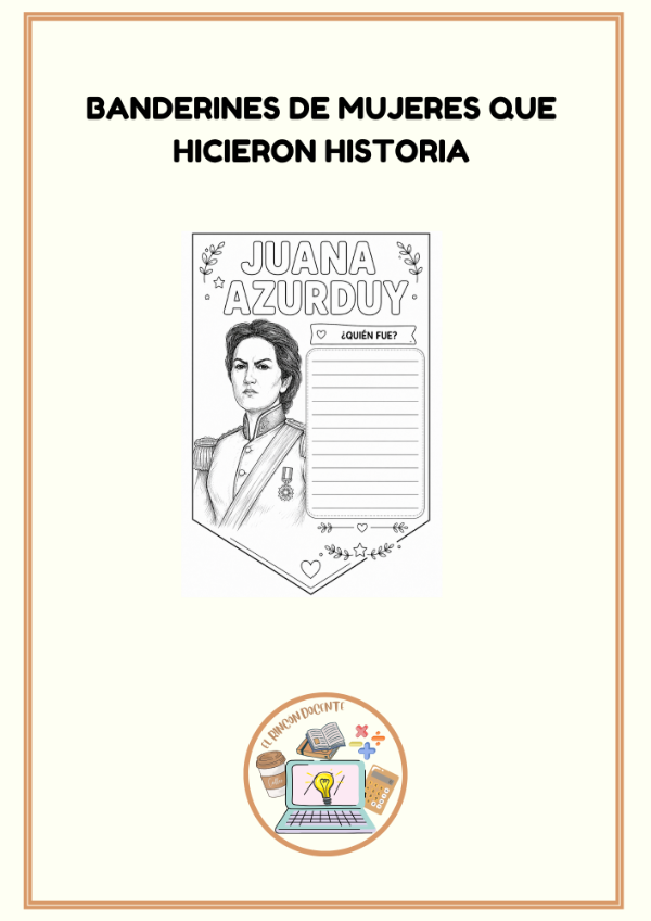 Producto - Banderines de mujeres que hicieron historia