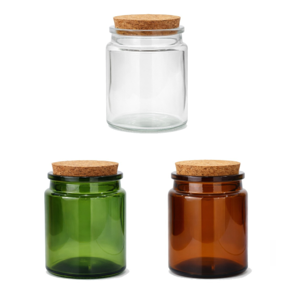 Producto - Frasco de vidrio con tapa de corcho 200ml