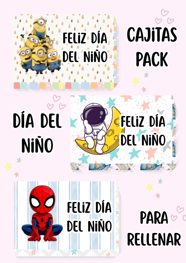 Producto - Cajitas bomboneras pack x 5 und surt - 8