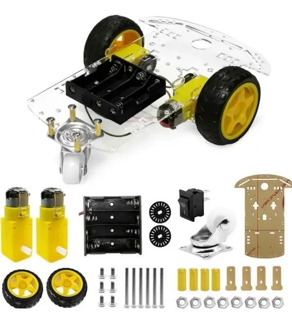 Producto - Kit Chasis Auto Robot 2 Ruedas Para Arduino