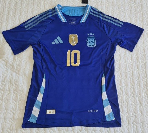 Producto - Camiseta 24/25 Argentina HeatRdy Suplente Azul Messi 10