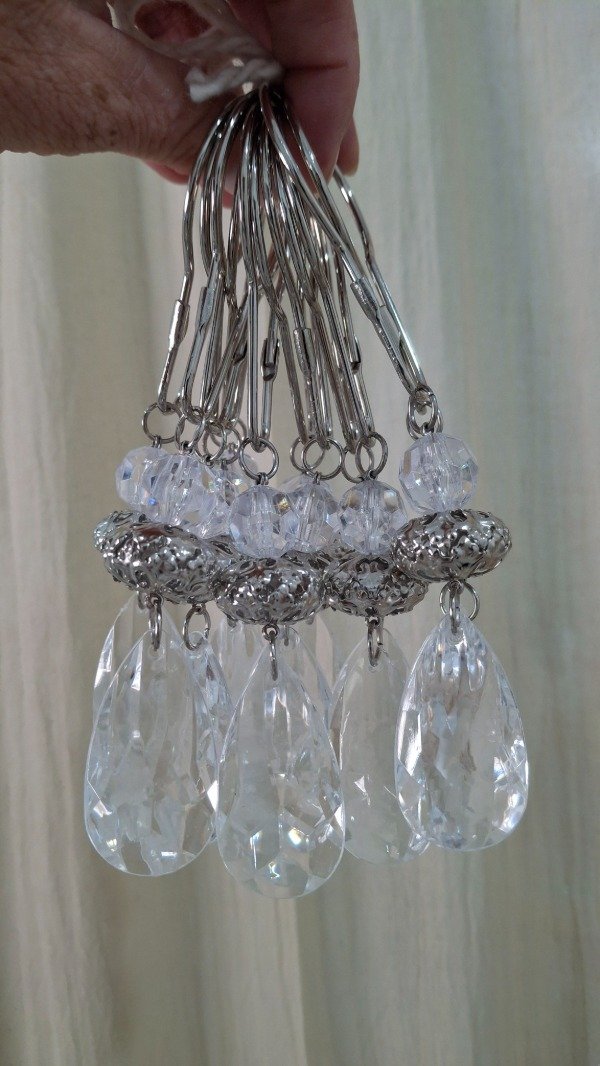 Producto - Gancho cortina Almendra Niquel