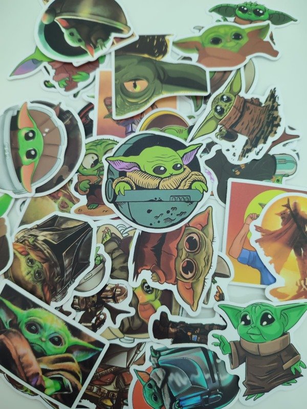 Producto - Stickers Yoda surtidos por 50 unidades