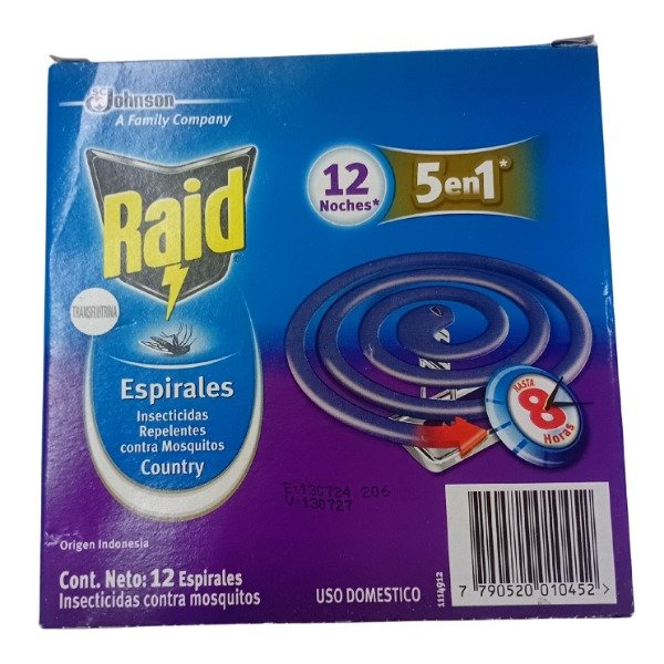 Producto - RAID ESPIRAL VIOLETA CAJA X12