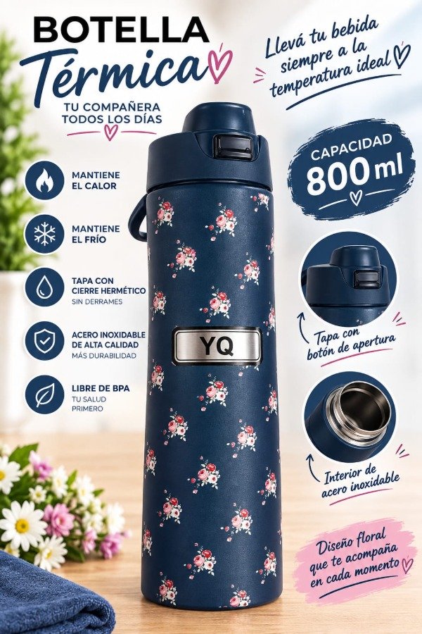 Producto - Botellas térmicas diseño 800ml - 1