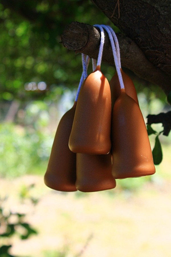 Producto - Par Vela Corta, Pigmento Cobre