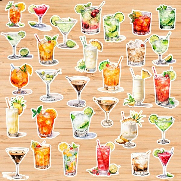 Producto - Stickers: Cocteles