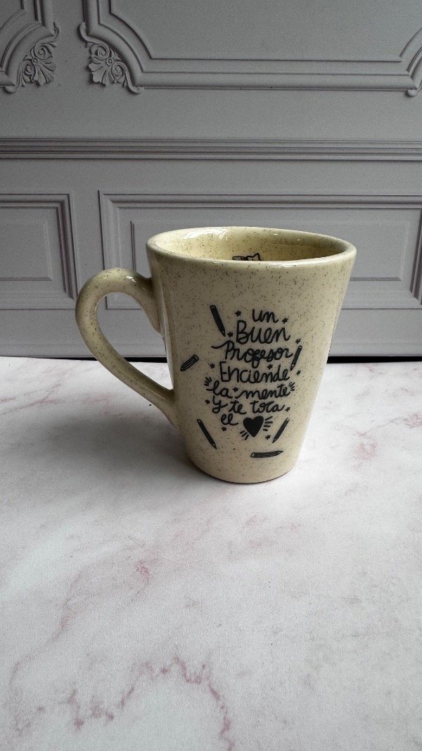 Producto - Taza conica jaspeada - MAESTRO