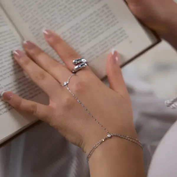 Producto - Pulsera + anillo Odalis Silver - 1