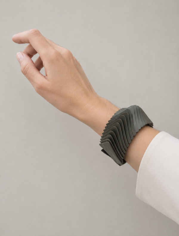 Producto - Pulsera Curvas Plateada - 2