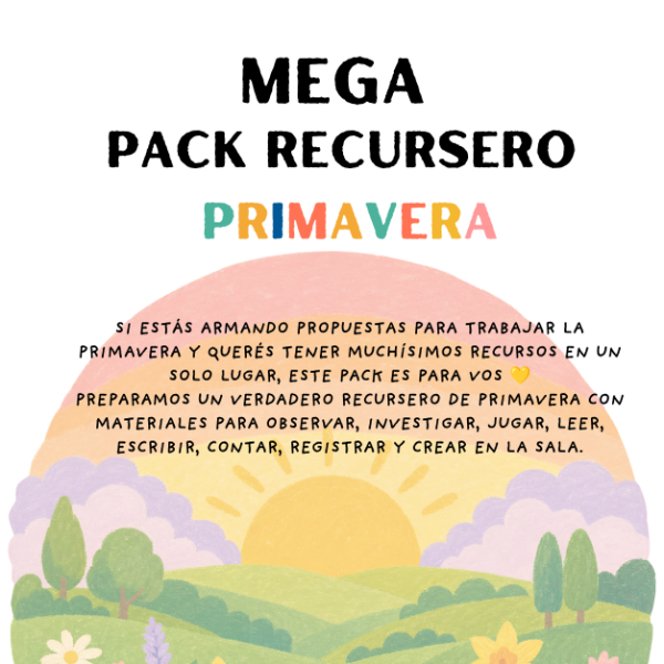 Producto - MEGA PACK RECURSERO- PRIMAVERA - 0