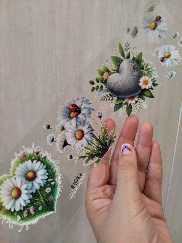 Producto - UV Tiras 8x28cm Margaritas #2