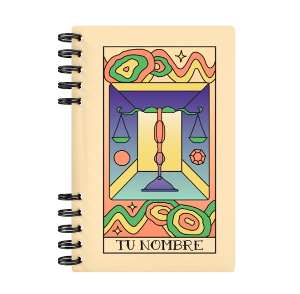 Producto - Cuaderno Zodíaco A4. Libra, Escorpio, Sagitario, Capricornio, Acuario, Piscis