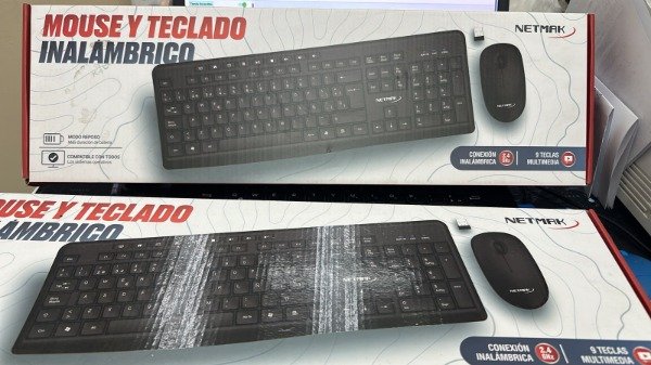 Producto - Combo Mouse y Teclado Inalambrico NETMAK