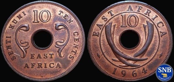 Producto - África del Estel - 10 Centavos (1964) KM #40 - Ceca: Birmingham