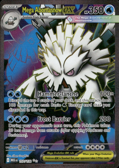 Producto - Mega Abomasnow ex - 157/132 - Mega Evolution - Holo