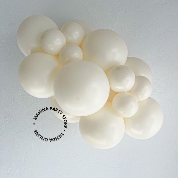 Producto - Globos de látex standard vainilla x 10