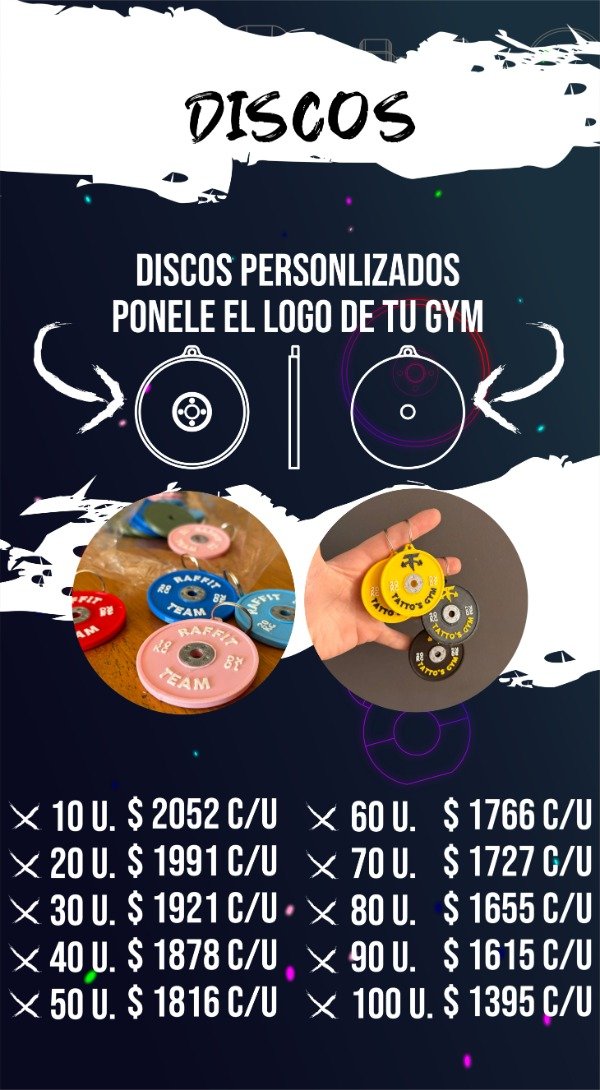 Producto - Discos 6cm (una cara)