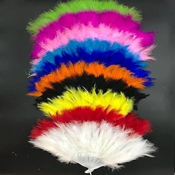 Producto - Abanicos Plumas Sin Led x 10