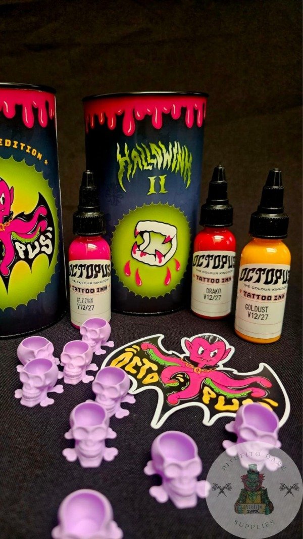 Producto - SET HALLOWINK 2 Tintas Octopus