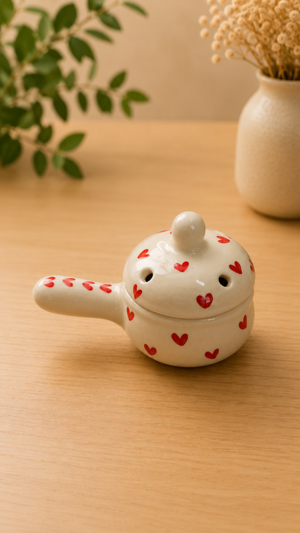 Producto - Sahumador ceramica premium corazones
