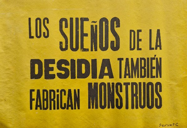 Producto - Servat, Carlos - Los sueños de la desidia también fabrican monstruos