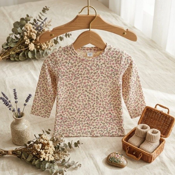 Producto - Remera Térmica Florcitas (RML9)