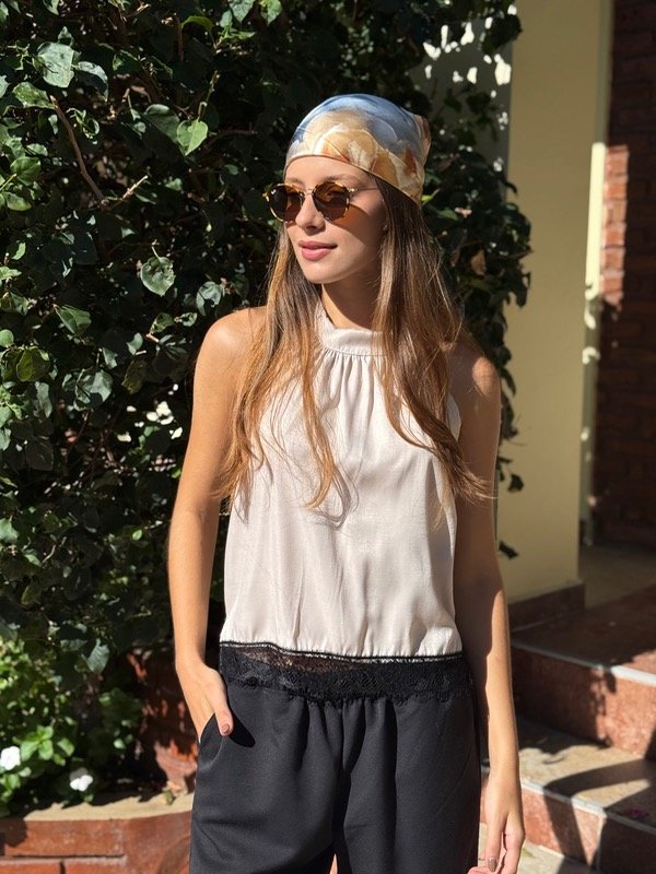 Producto - Musculosa lencera beige