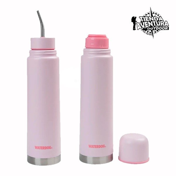 Producto - Termo Mate WATERDOG Yunta 700 doble función (Rosa)