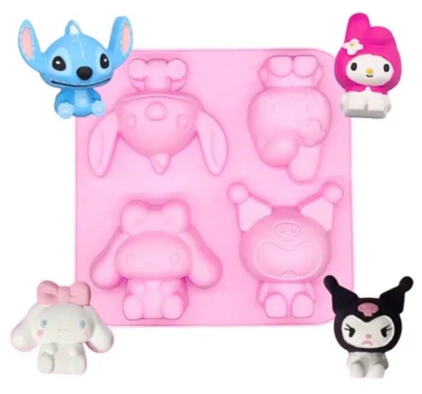 Producto - MOLDE SILICONA PERSONAJES KAWAI