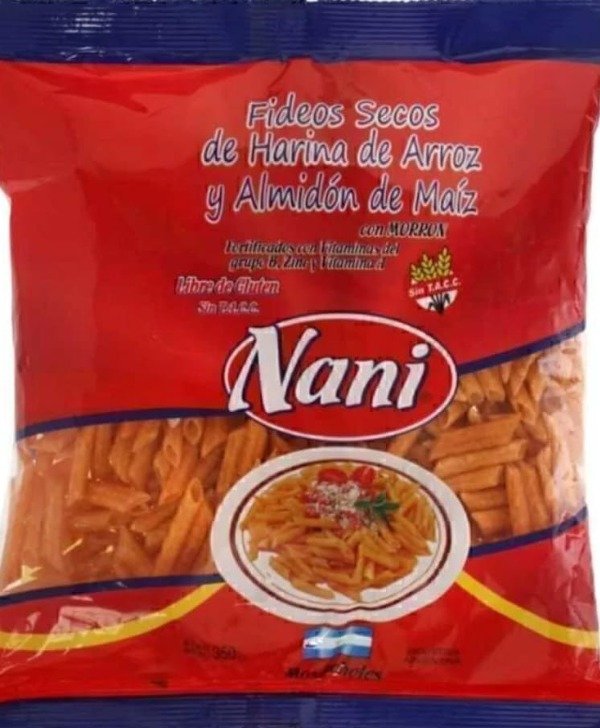 Producto - FIDEOS DE MORRON NANI