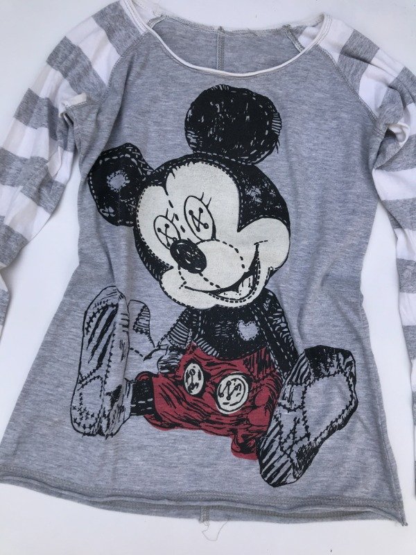 Producto - Emo longsleeve Mickey ojos de boton - 2